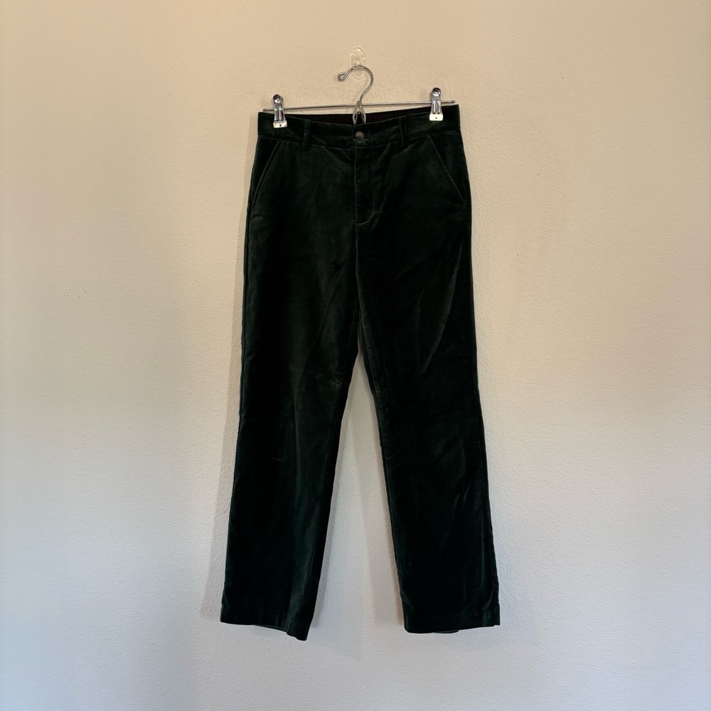 Janie and Jack The Velvet Pant Green Size 12 - Picture 2 of 6